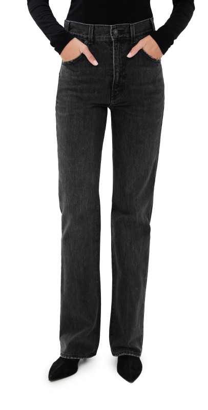 Nili Lotan Joan Jeans Stone Black Wash