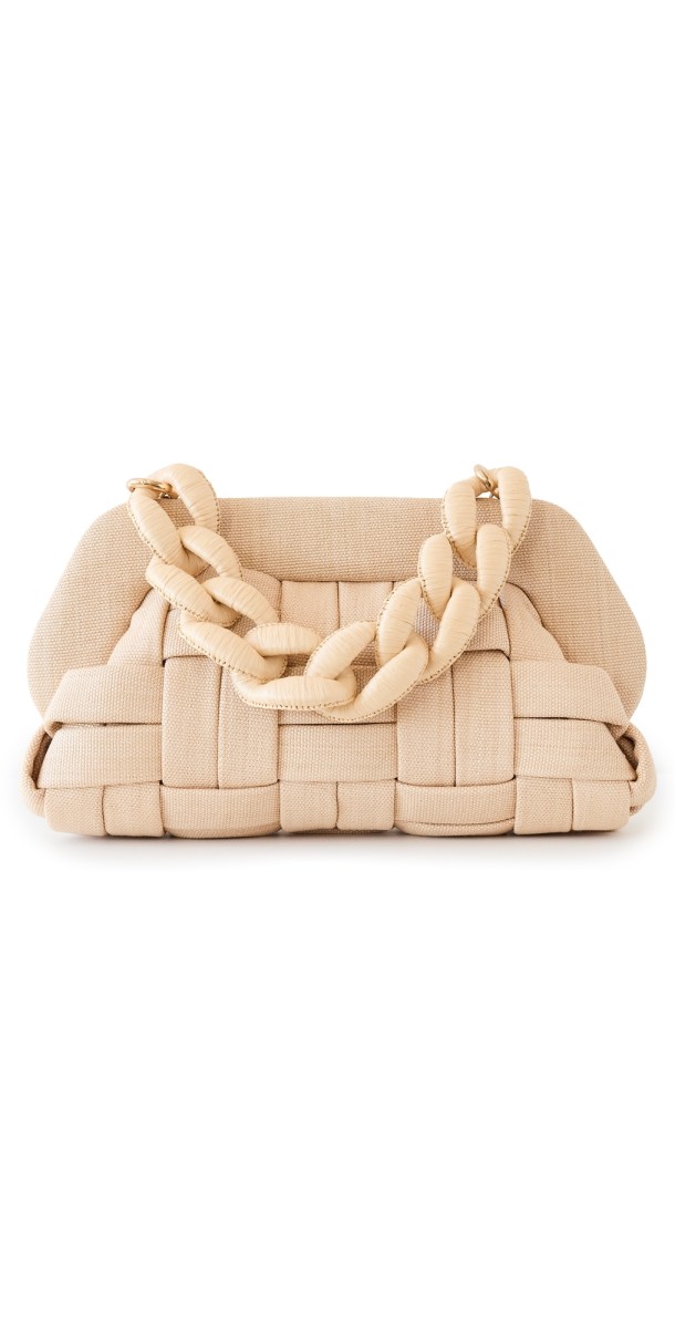 Themoire Bios Weaved Straw Bag Shell