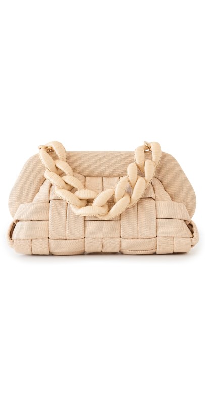 Themoire Bios Weaved Straw Bag Shell