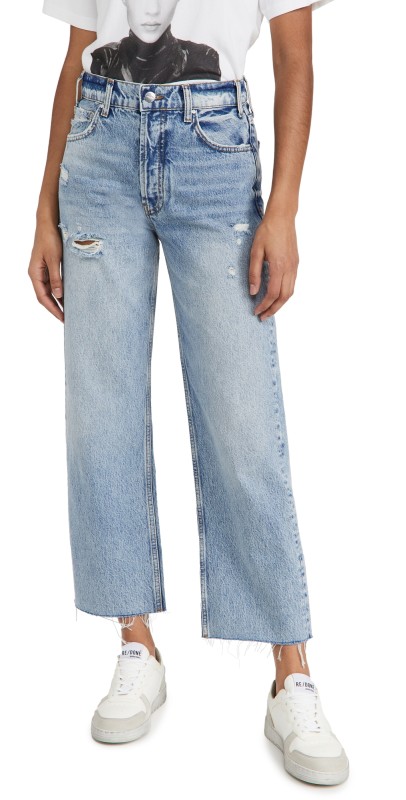 ANINE BING Gavin Blue Reservoir Jeans Washed Blue