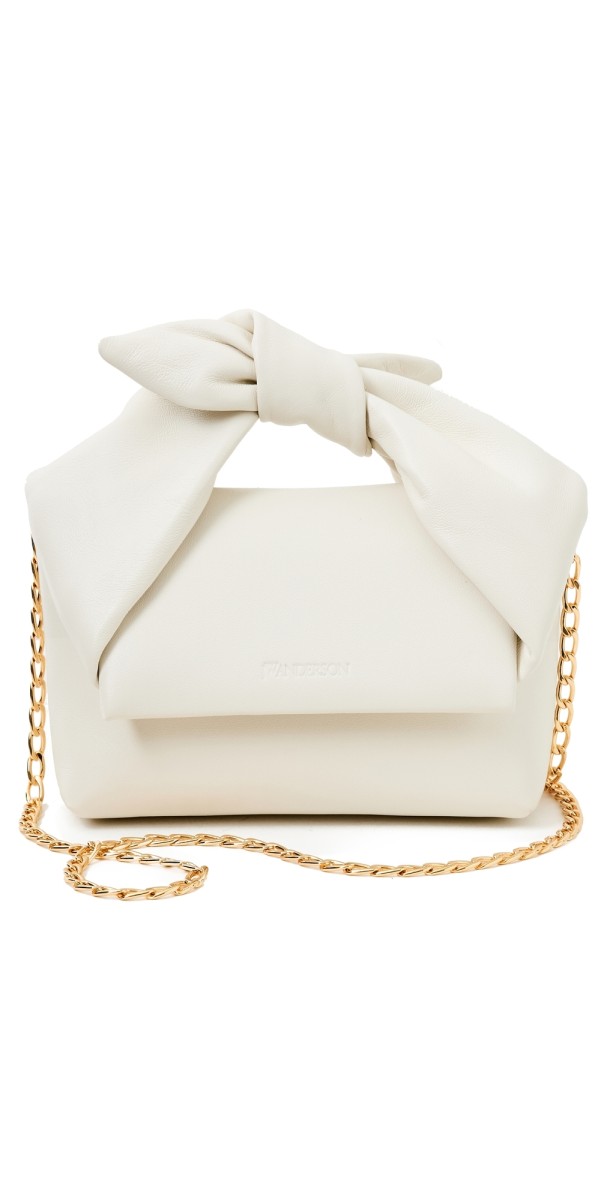 JW Anderson Bow Small Twister Bag Off Whit