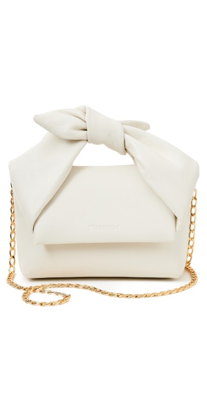 JW Anderson Bow Small Twister Bag Off Whit