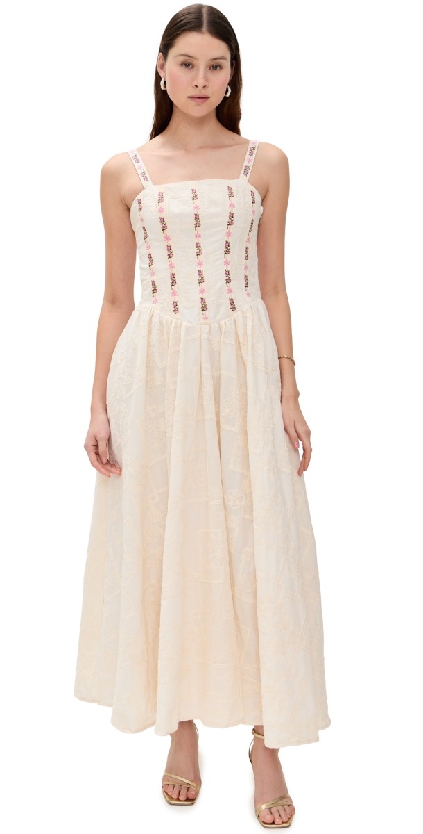 Agua Bendita Emerald Meraki 17491 Dress Multicolor