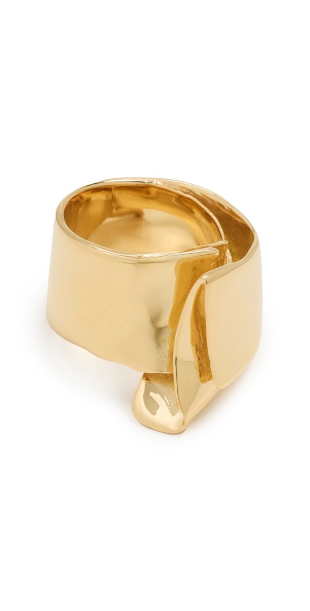 Completedworks Soggy Envelope Gold Plated Ring 18k Gold Plated