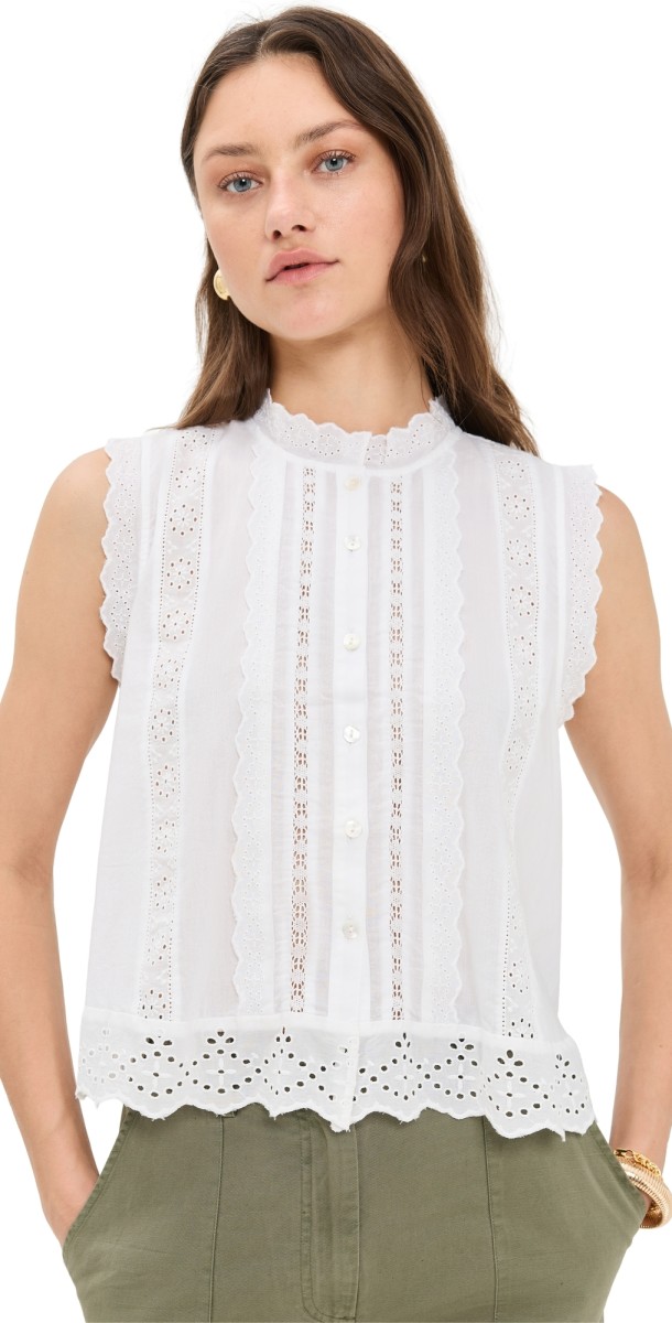 XIRENA Lara Shirt White