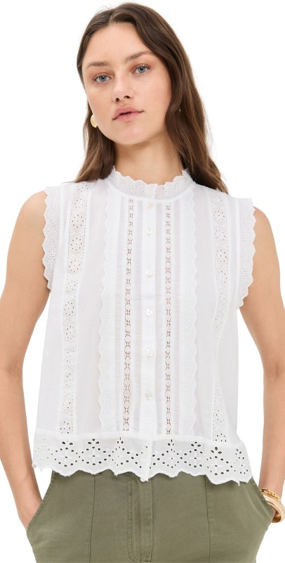 XIRENA Lara Shirt White