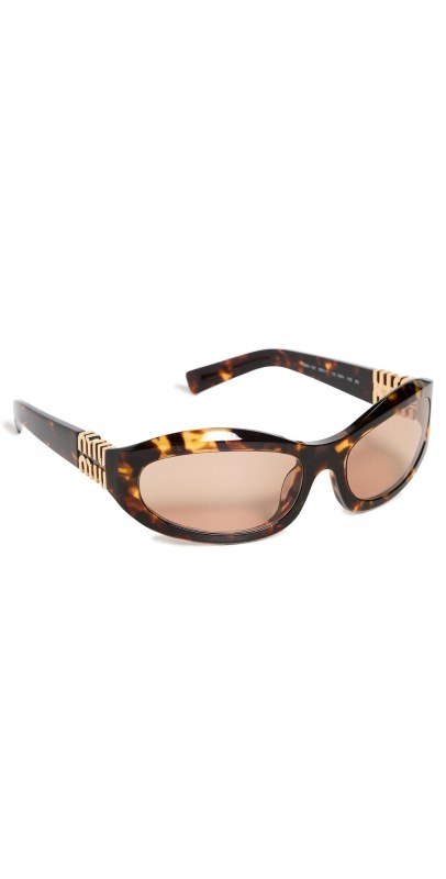 Miu Miu 0MU 14ZS Sunglasses Honey Havana