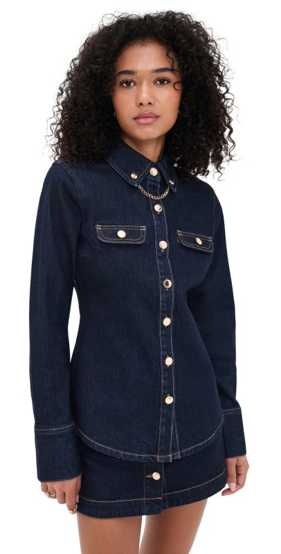 Retrofête Jorun Shirt Indigo Rinse