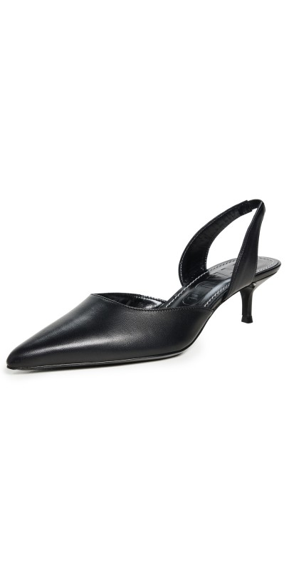 STAUD Sebastian Slingbacks Cream
