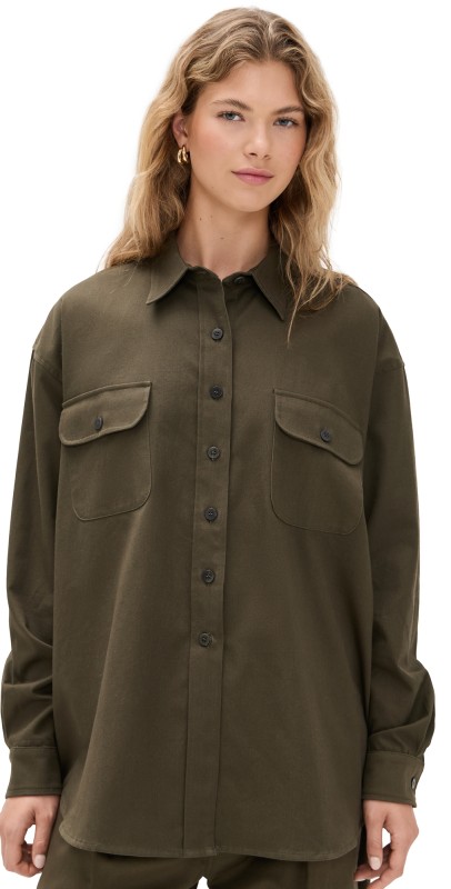 Jamie Haller The Big Shirt Colonial Green