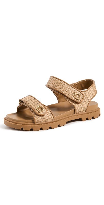 Coach Brynn Sandals Natural