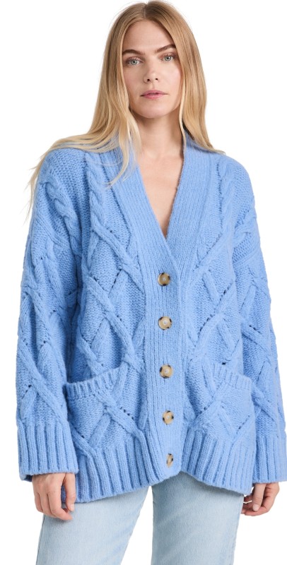 Eleven Six Kayln Cardi Peri Blue