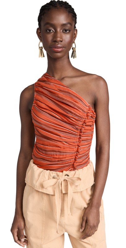 Ulla Johnson Isla Striped Top Porto