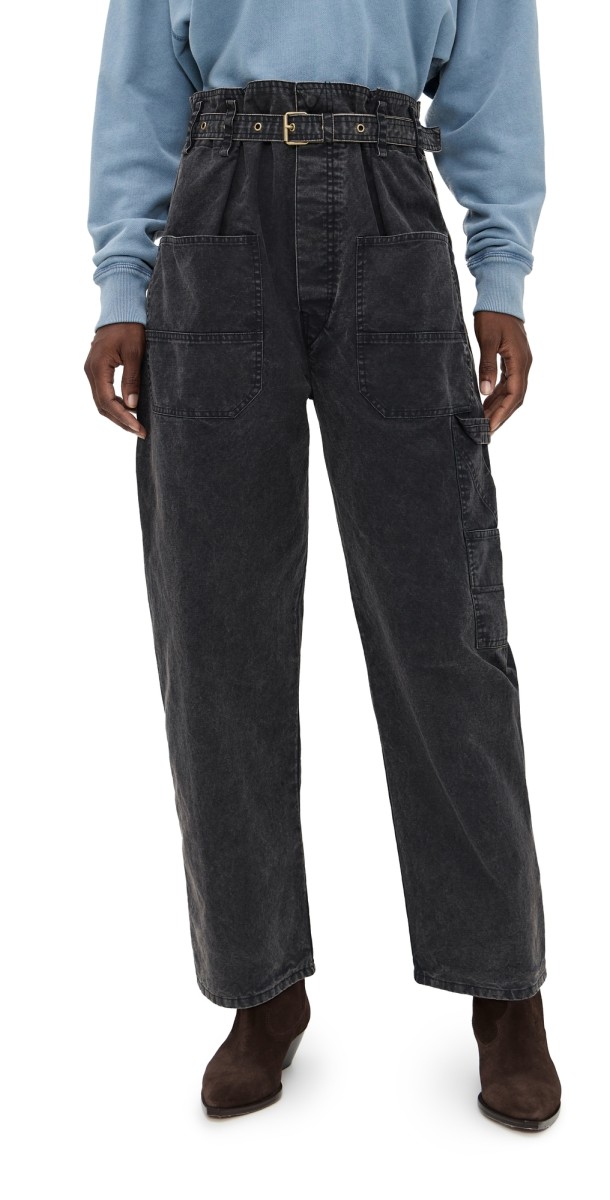 Isabel Marant Étoile Mathilda Pants Faded Black