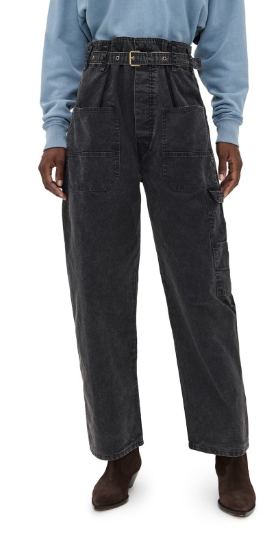 Isabel Marant Étoile Mathilda Pants Faded Black
