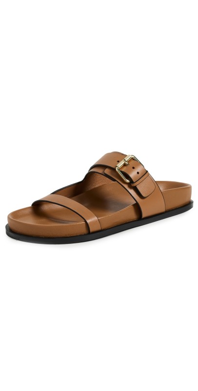 A. EMERY Prince Sandals Deep Tan