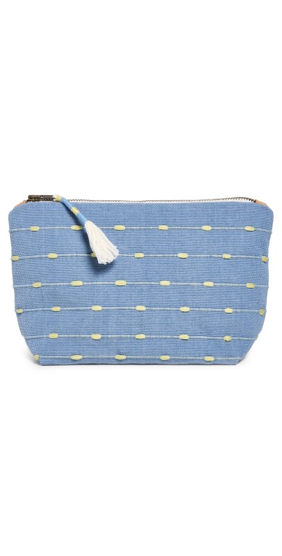 Mercado Global Mini Cristina Pouch Lime Sky