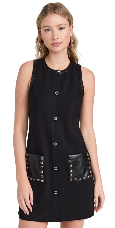 Ramy Brook Bryanna Dress Black Ponte