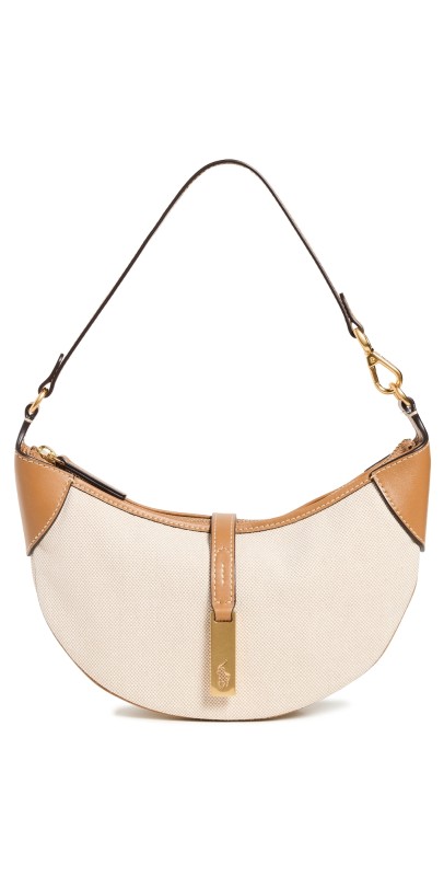 Polo Ralph Lauren Heritage Canvas Shoulder Bag Natural/Ta