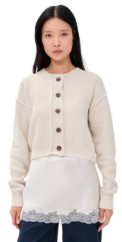 Free People Lila Cardigan Birch