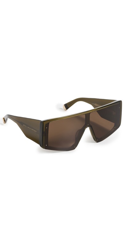 Stella McCartney Stella Sunglasses Shiny Dark Green/Gr