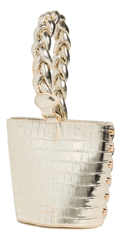 Florian London Ava Wristlet Bag Gold