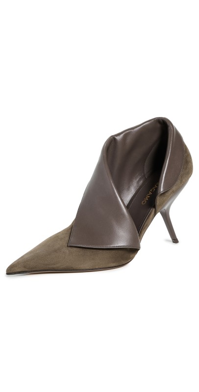 FERRAGAMO Litty Booties 85mm Concrete