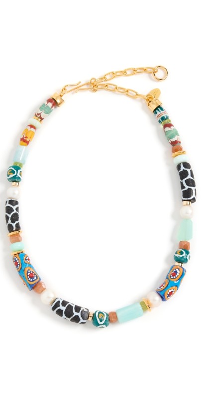 Lizzie Fortunato Souvenir Necklace in Deep Sea Mult
