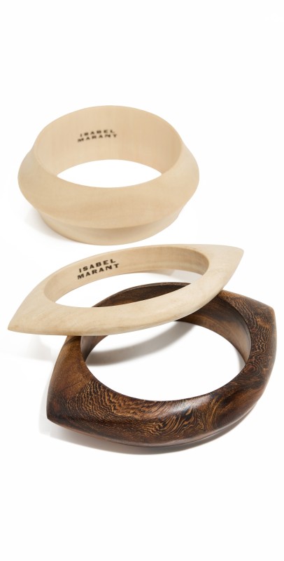 Isabel Marant Set of Cuffs Twill