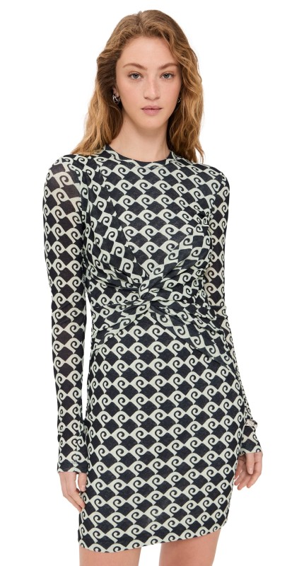 Nanushka Hestiah Dress Diamond Check