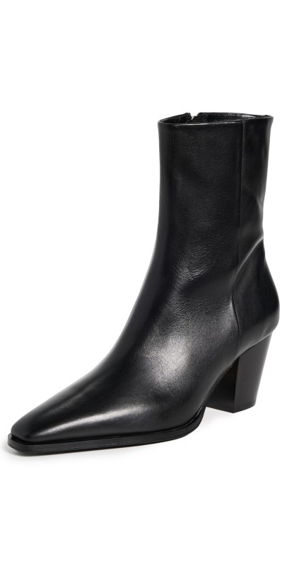 AEYDE Hedvig Calf Leather Black Boots Black