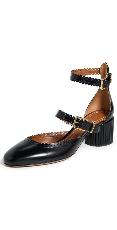 Zimmermann Eddie Mary Jane Heels 55mm Black