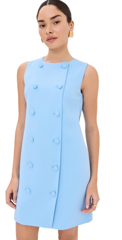 Veronica Beard Alayah Dress Blue Sky