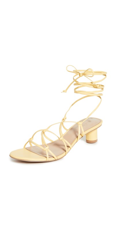 Villa Rouge Cashmere Sandals Lemon Drop