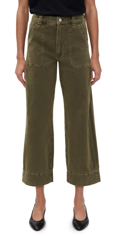 PAIGE Cameron Ankle Pants with Utility Pockets VINTAGE MEADOW SPRING