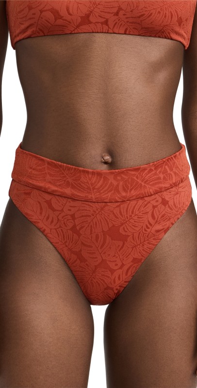 Onia Ivy Bikini Bottoms Dark Red