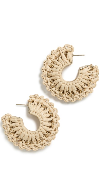 GAS Bijoux Acrocus Earrings Beig