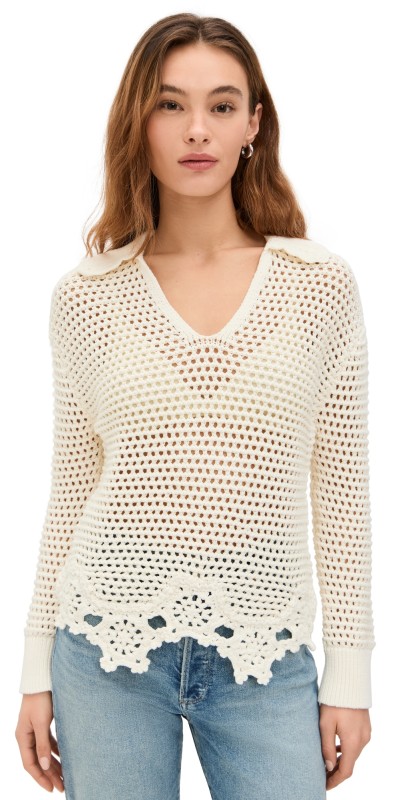 RAILS Louise Pullover Ivory