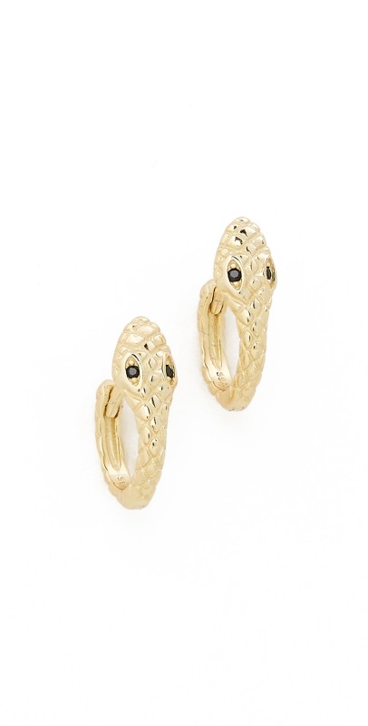 SHASHI Serpant Huggies Gold