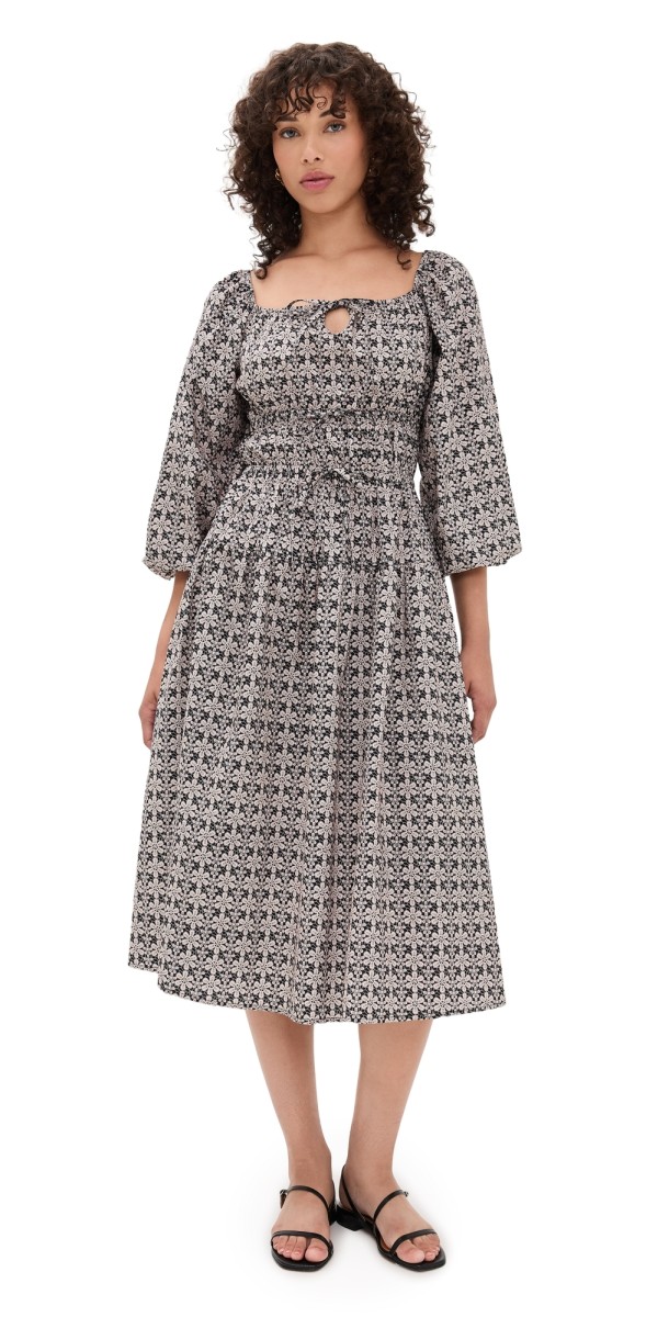 The Lulo Project New Bahia Dress Macrame All Over