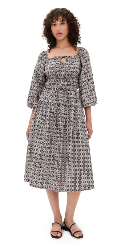 The Lulo Project New Bahia Dress Macrame All Over