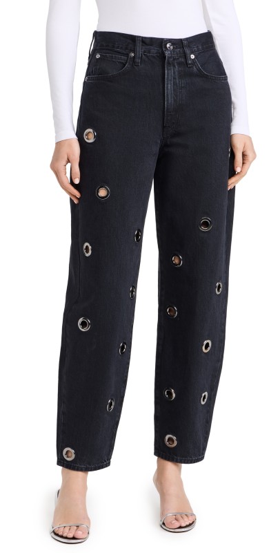 FRAME The Narrow Grommet Jeans Trouble
