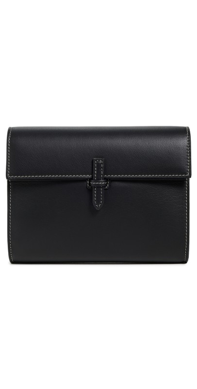 Hunting Season Small Soft Clutch in Nappa Black