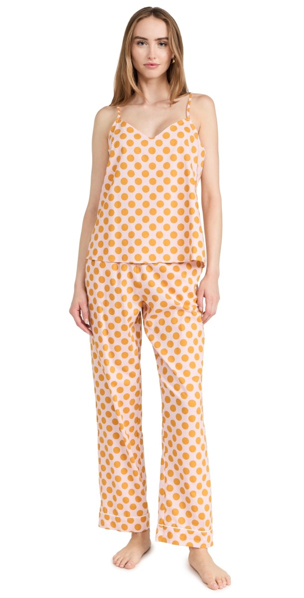 BedHead PJs Polka Dot Long Sleeve Pajama Set Call Button