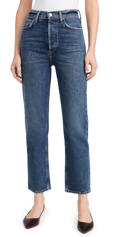 AGOLDE 90s Pinch Waist Crop Jeans Solace