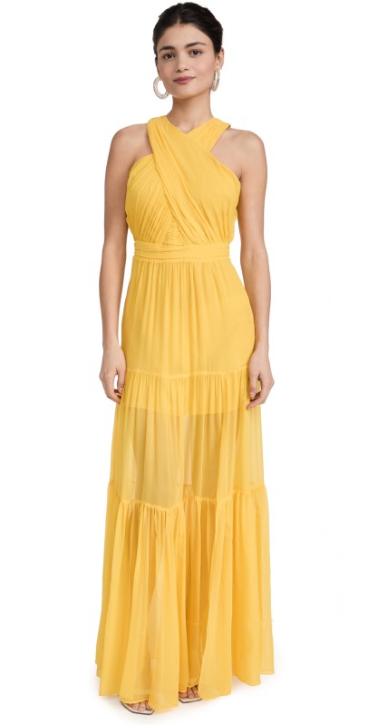 Veronica Beard Florencia Dress Canary