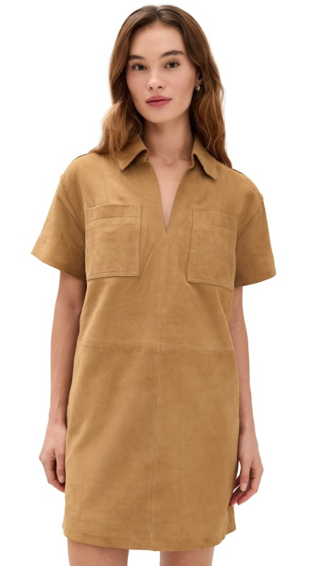 Tanya Taylor Tabby Dress Camel