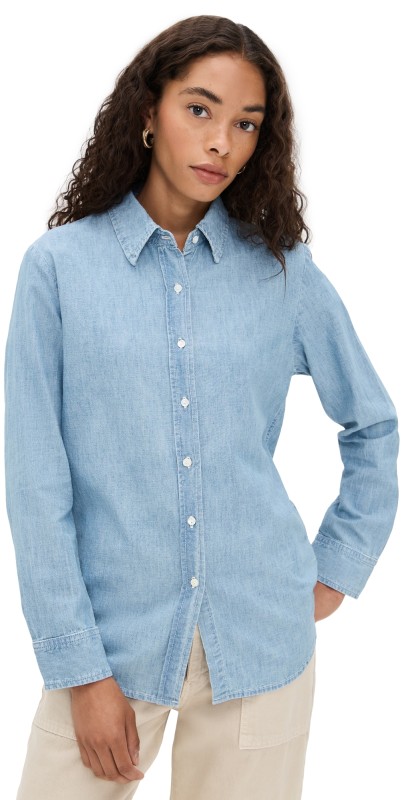 Nili Lotan Monti Denim Shirt Chambray