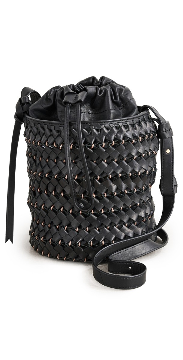 Ulla Johnson Imani Woven Bucket Noir