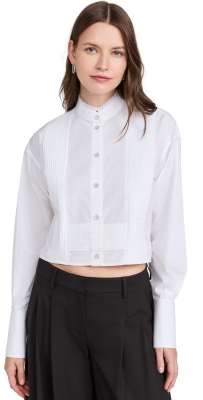Helmut Lang Tux Shirt White